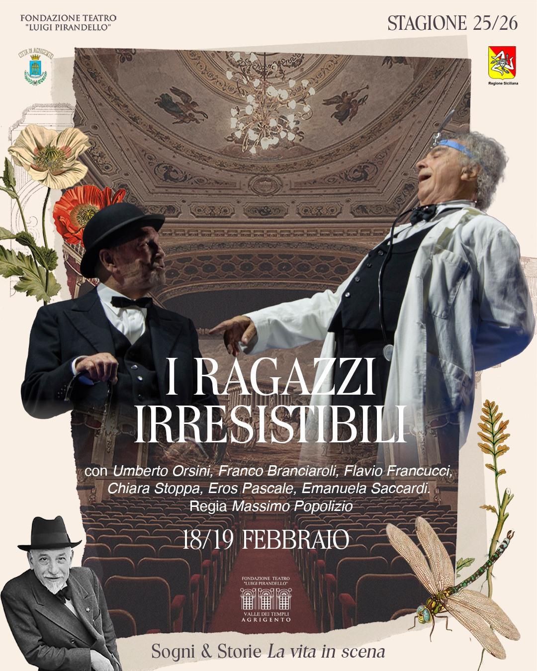 I Ragazzi Irresistibili (start h. 17.30)