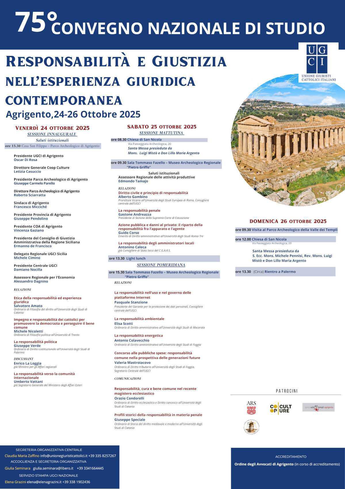 Visita al Parco Archeologico della Valle dei Templi (inizio ore 09.30)