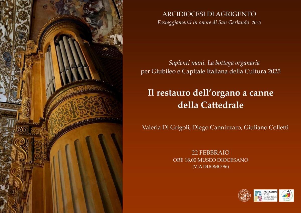 II restauro dell'organo a canne della Cattedrale (dalle ore 18.00)