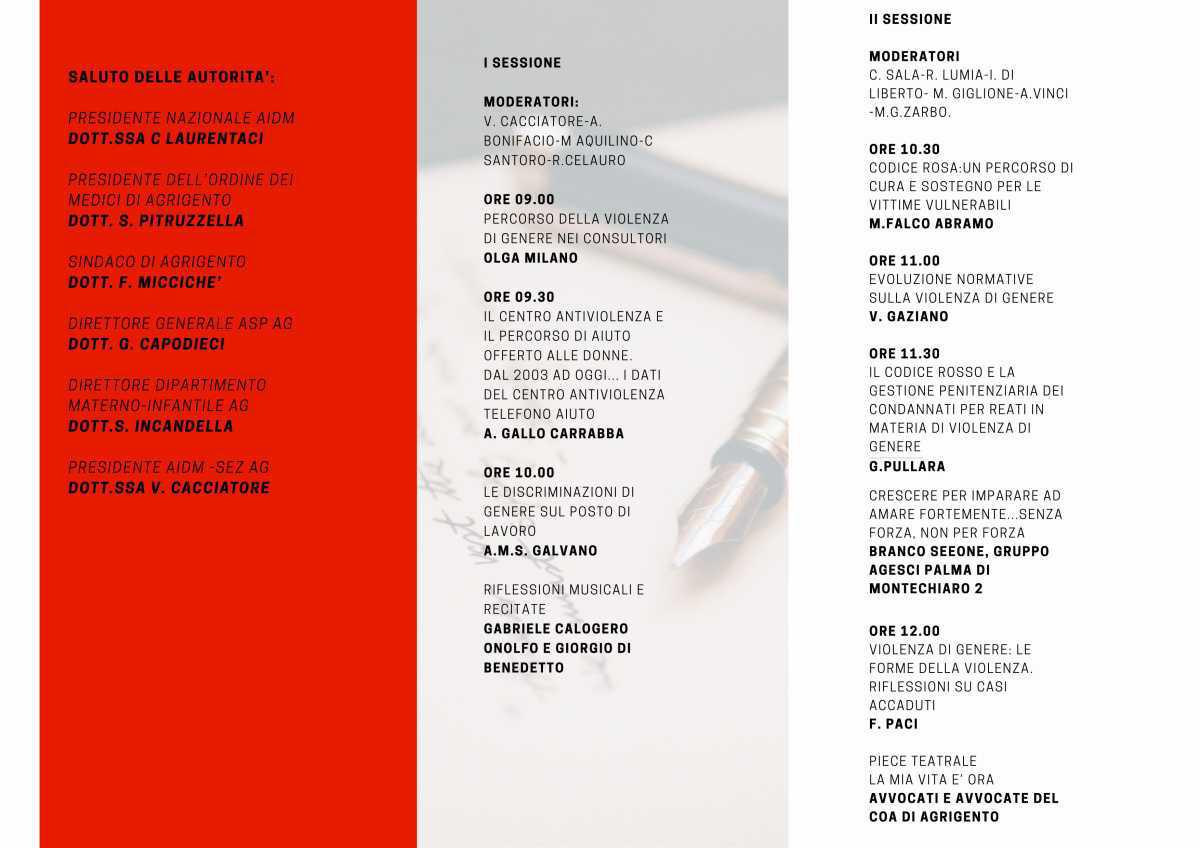 Giornata Mondiale Contro La Violenza di Genere Noi Diciamo Basta (inizio ore 9.00)