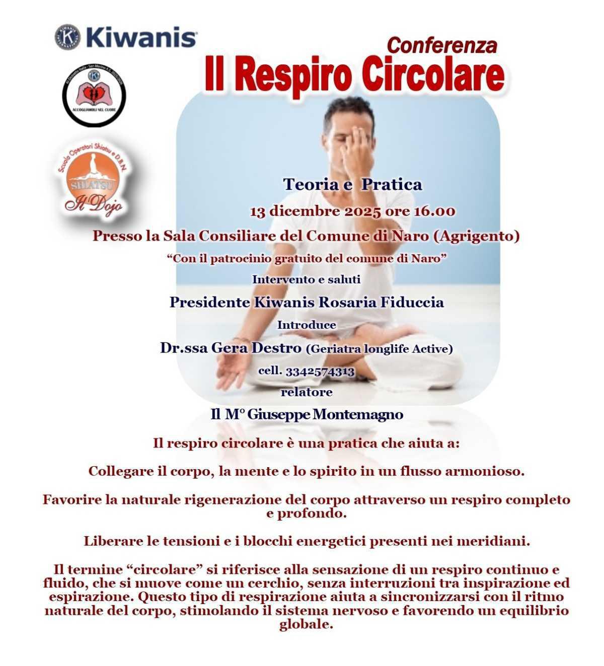 Conferenza II Respiro Circolare (inizio ore 16.00)