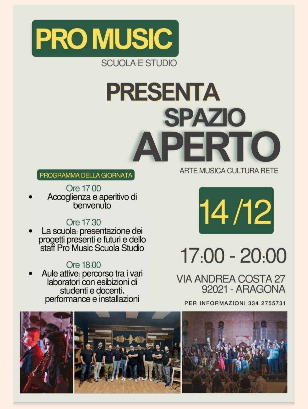 Spazio Aperto - Arte Musica Cultura Rete (dalle ore 17.00)