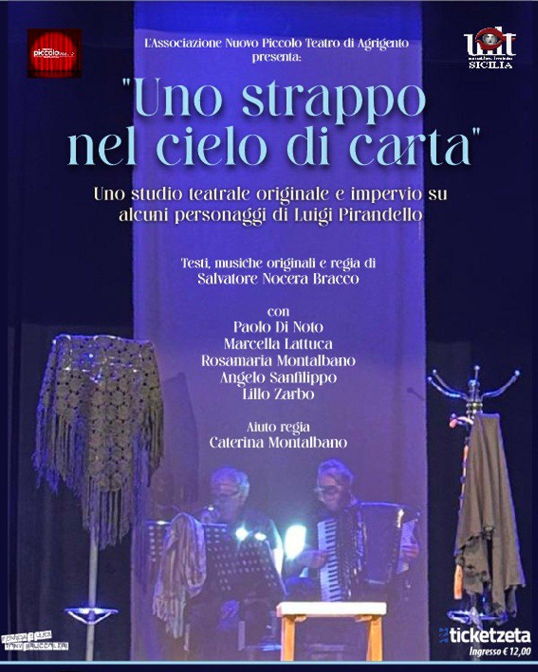 Uno strappo nel cielo di carta (inizio ore 21.00)