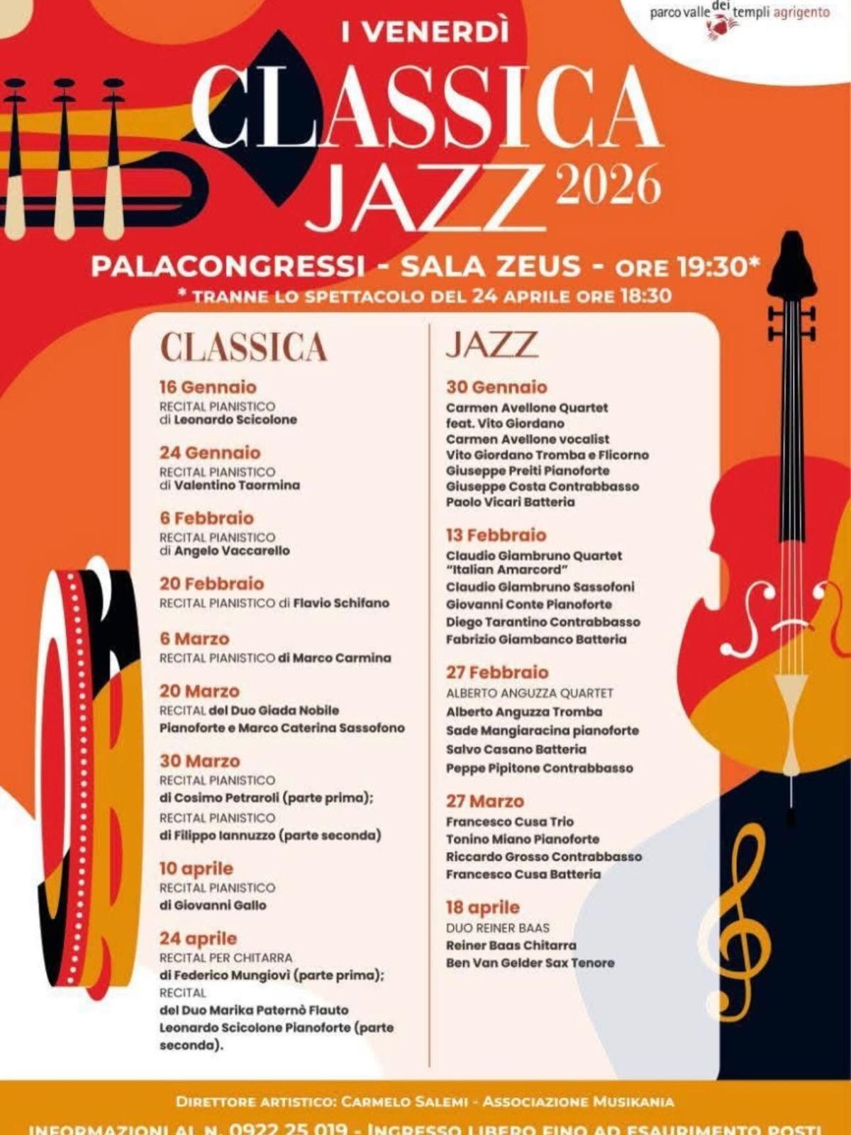 I venerdì Classica, recital pianistico di Marco Carmina (inizio 19:30)