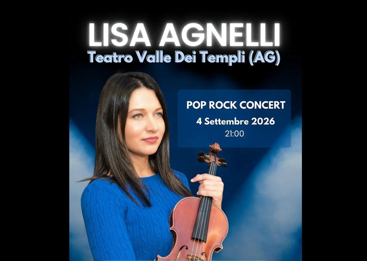 Lisa Agnelli Pop Rock Concert (start h. 21.00)