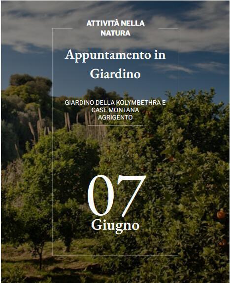 Appuntamento in Giardino - Vedute di Kolymbethra (Workshop di fotografia dalle ore 11:00 alle ore 13:00)