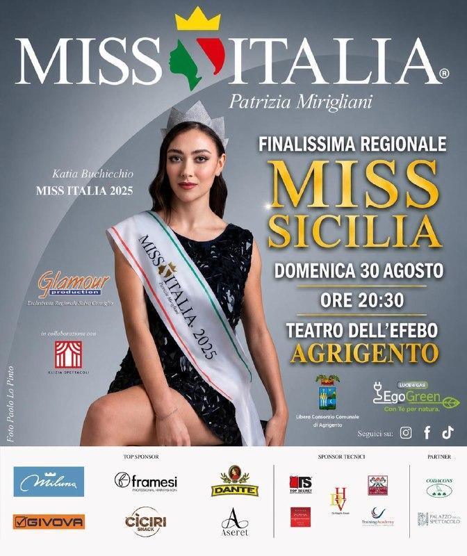 Miss Italia Patrizia Mirigliani - Finalissima Regionale Miss Sicilia (start h. 20:30)