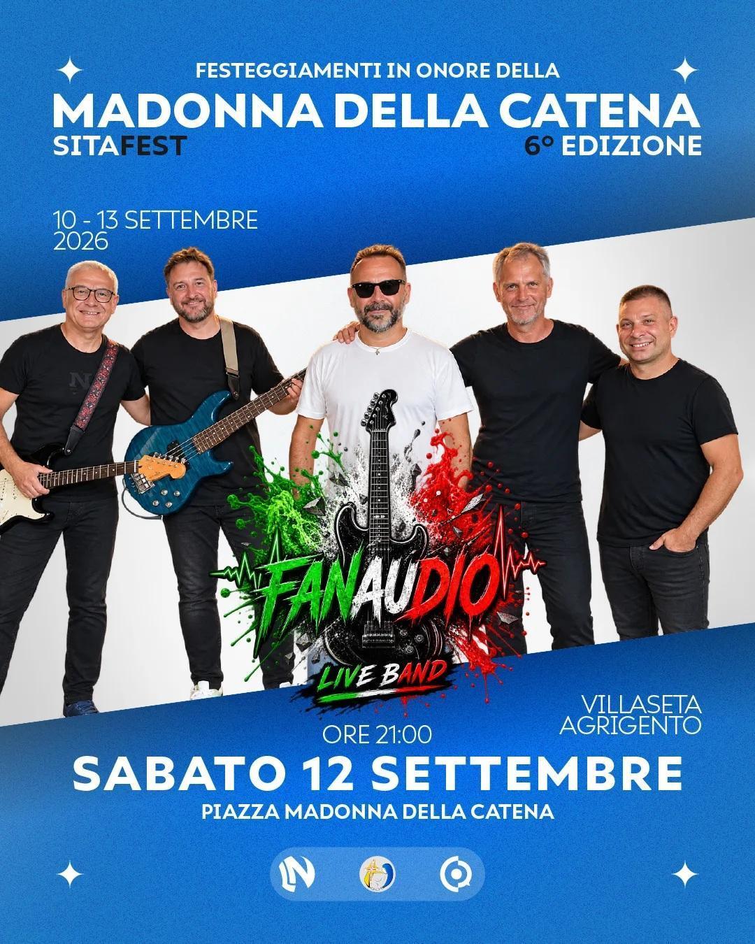 Cabaret e musica Spettacolo musicale con i «Fan Audio - Live Band» - SitaFest (inizio ore 21:00) 