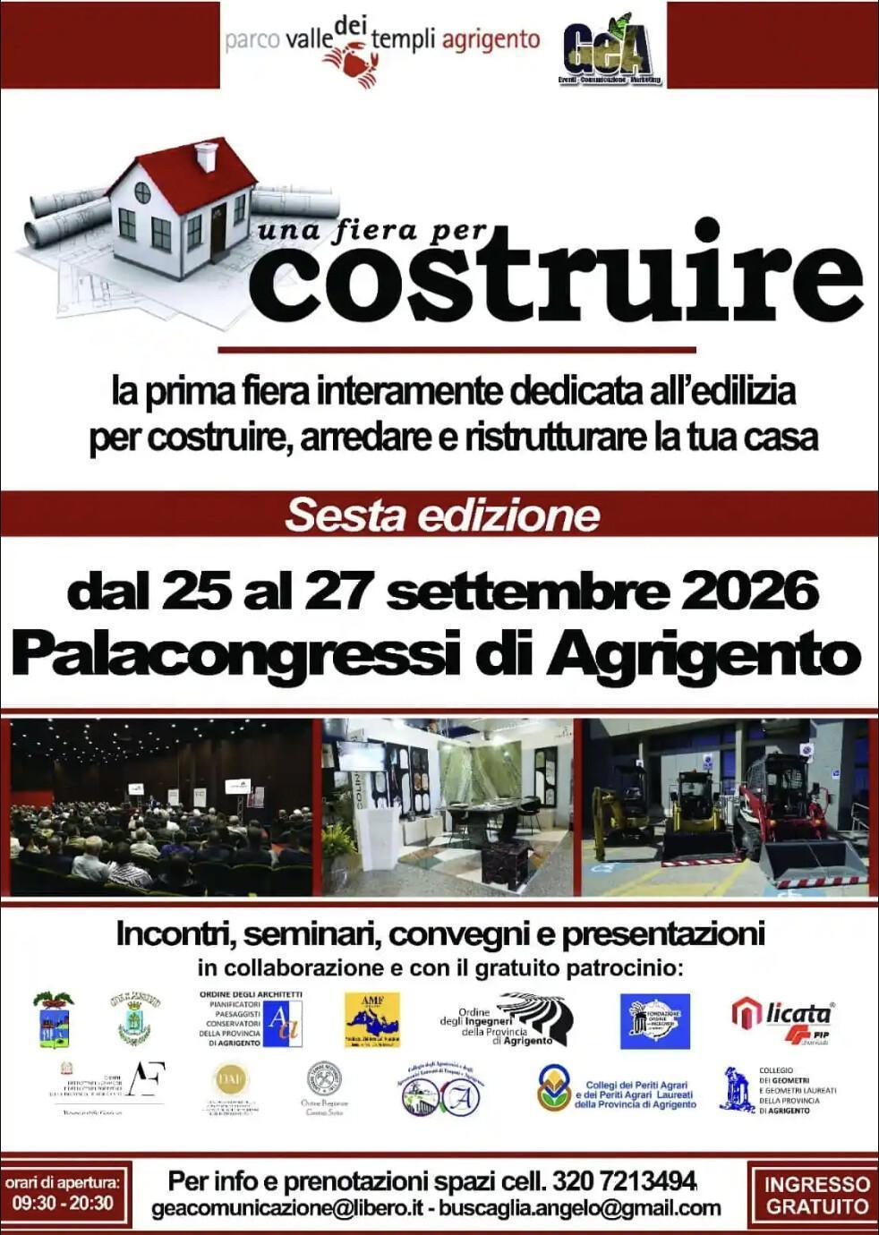 Una Fiera per Costruire (h. 9:30 - 20:30)