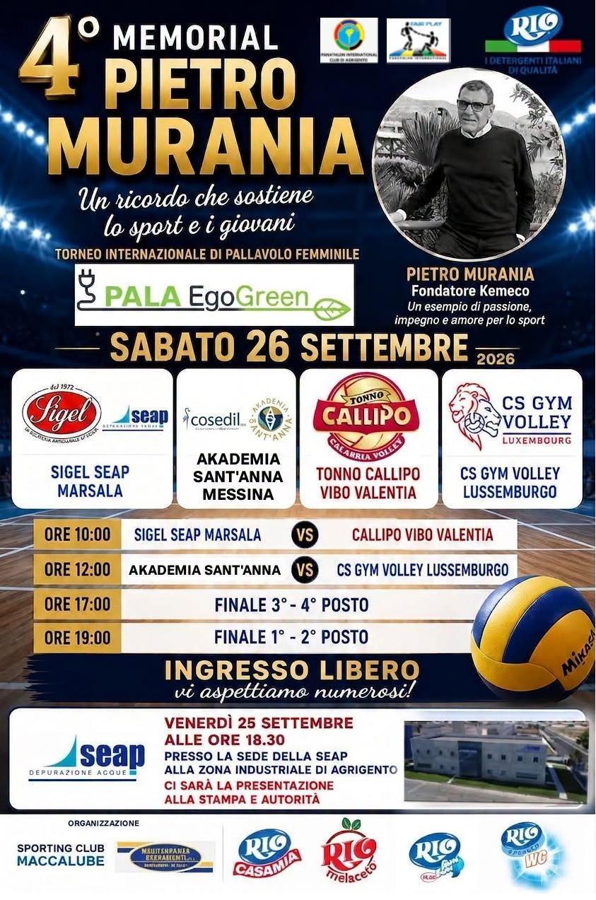 4° Memorial Pietro Murania (h. 10:00 - 19:00)