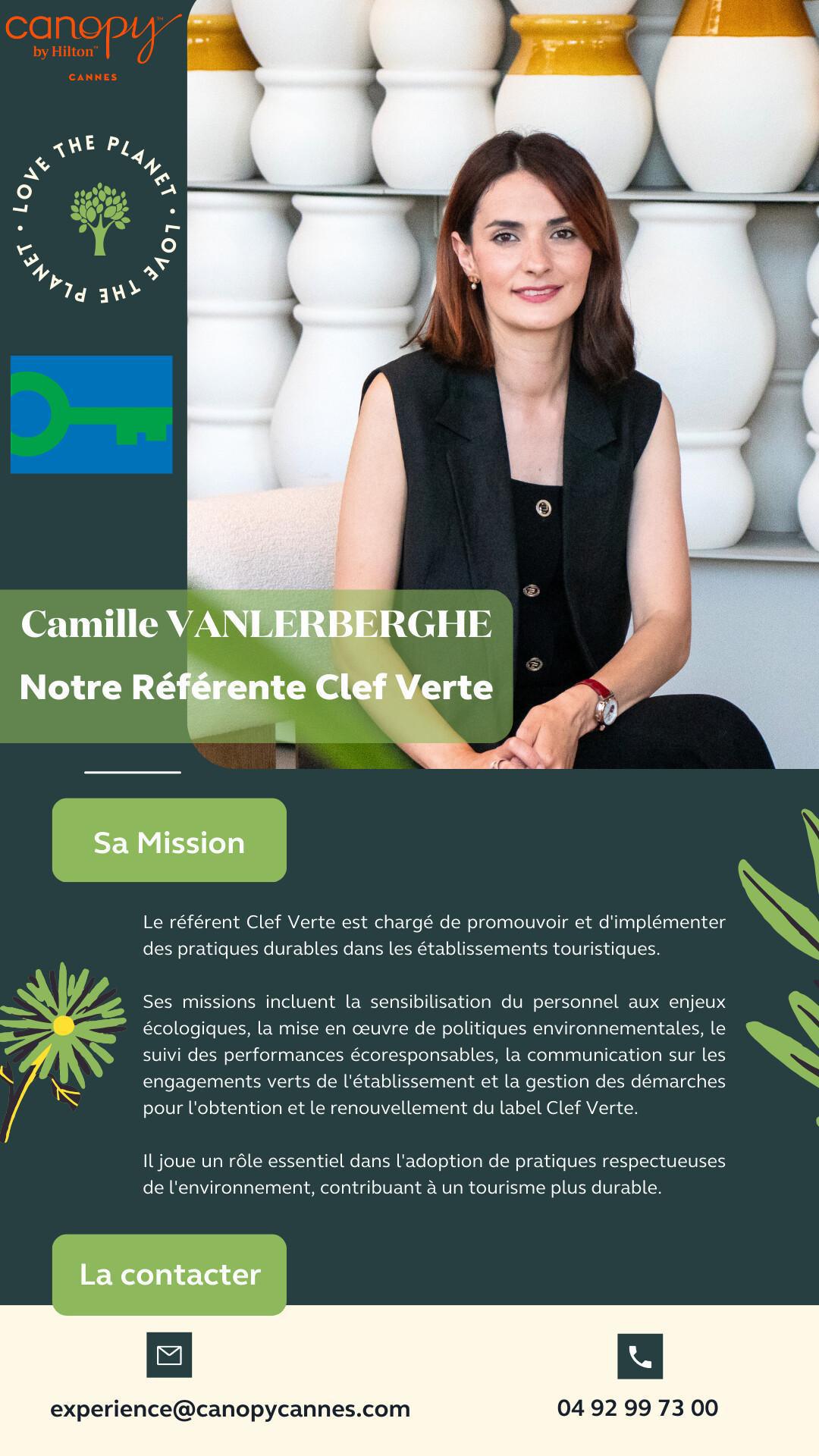 Notre référente Clef Verte