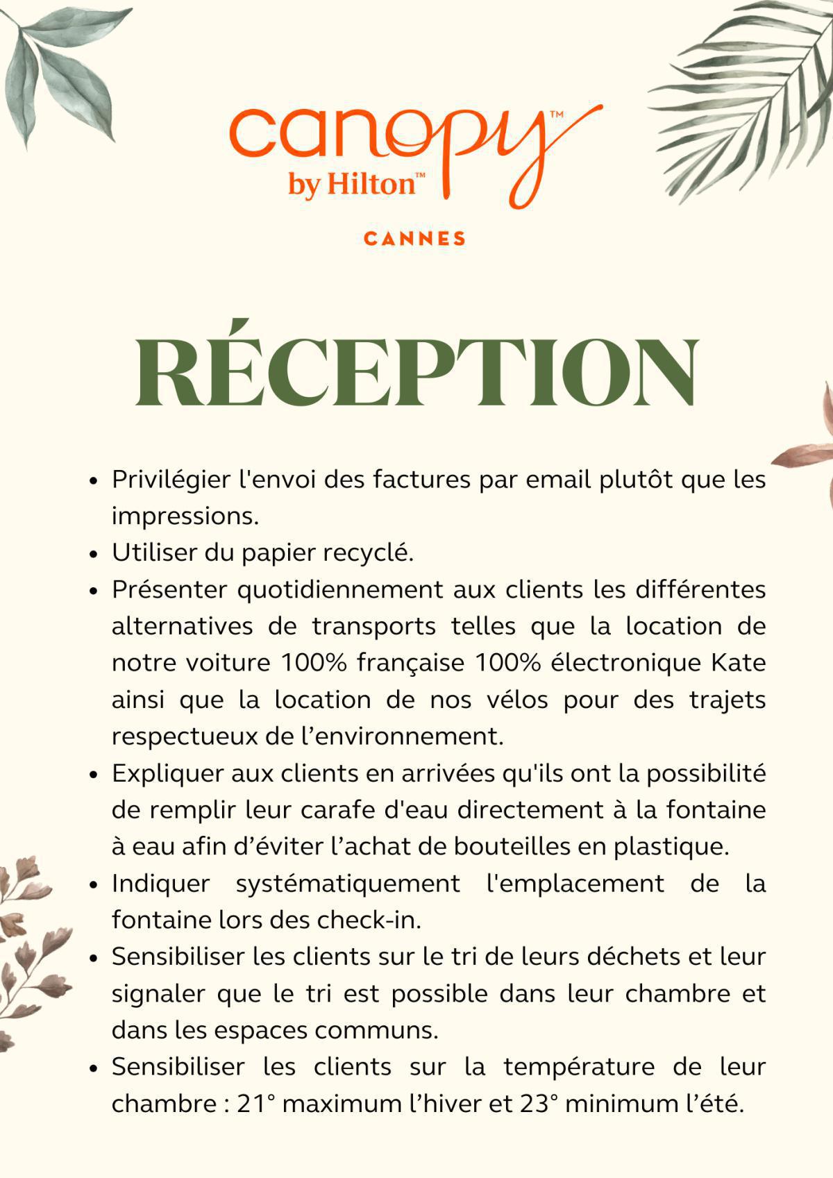 Nos éco-gestes