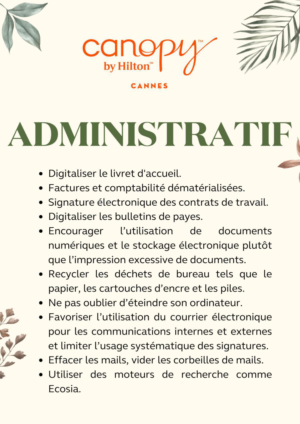 Nos éco-gestes