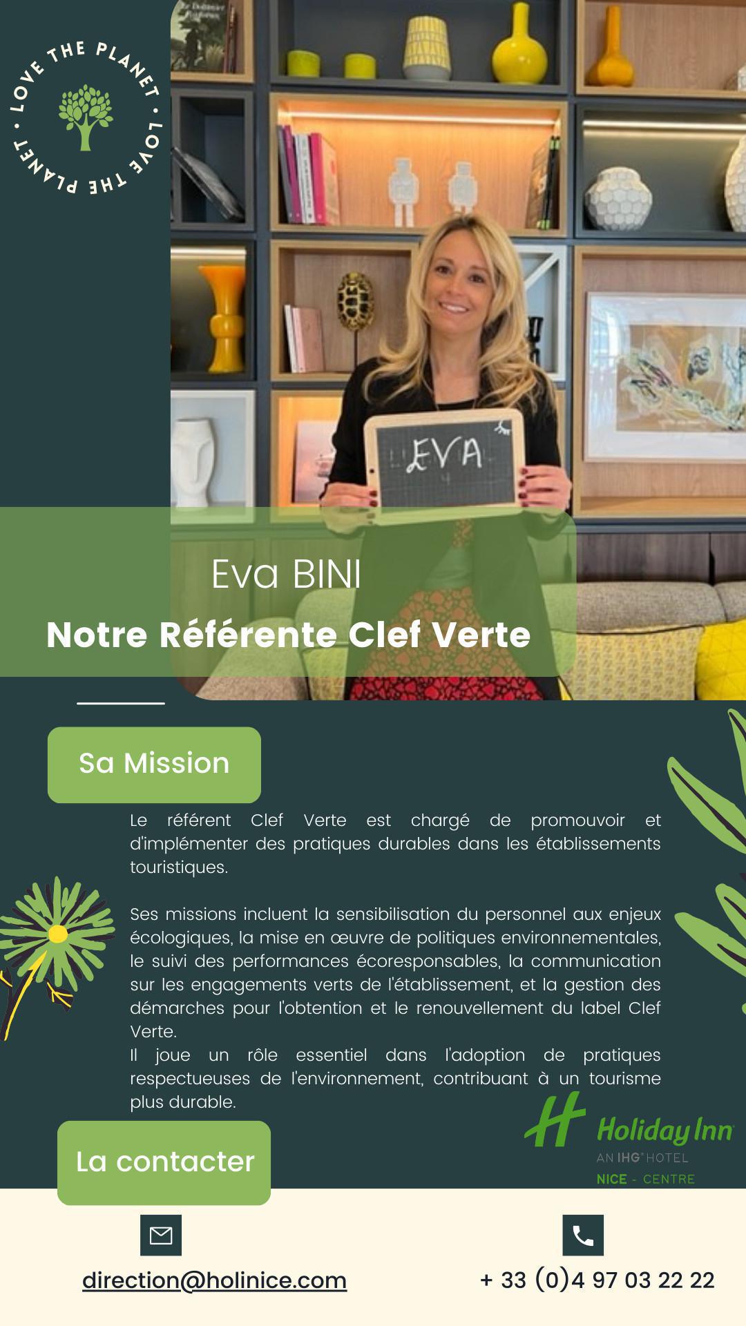 Notre référente Clef Verte