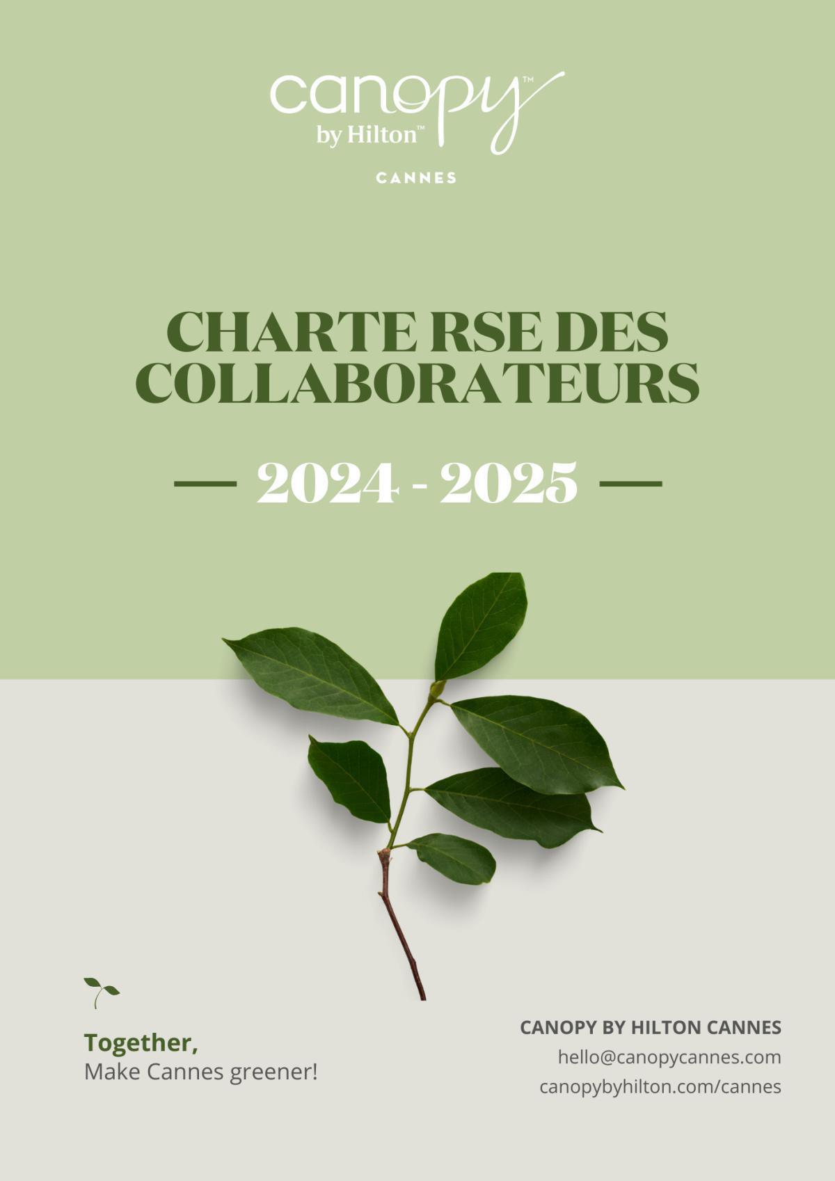 Notre charte RSE