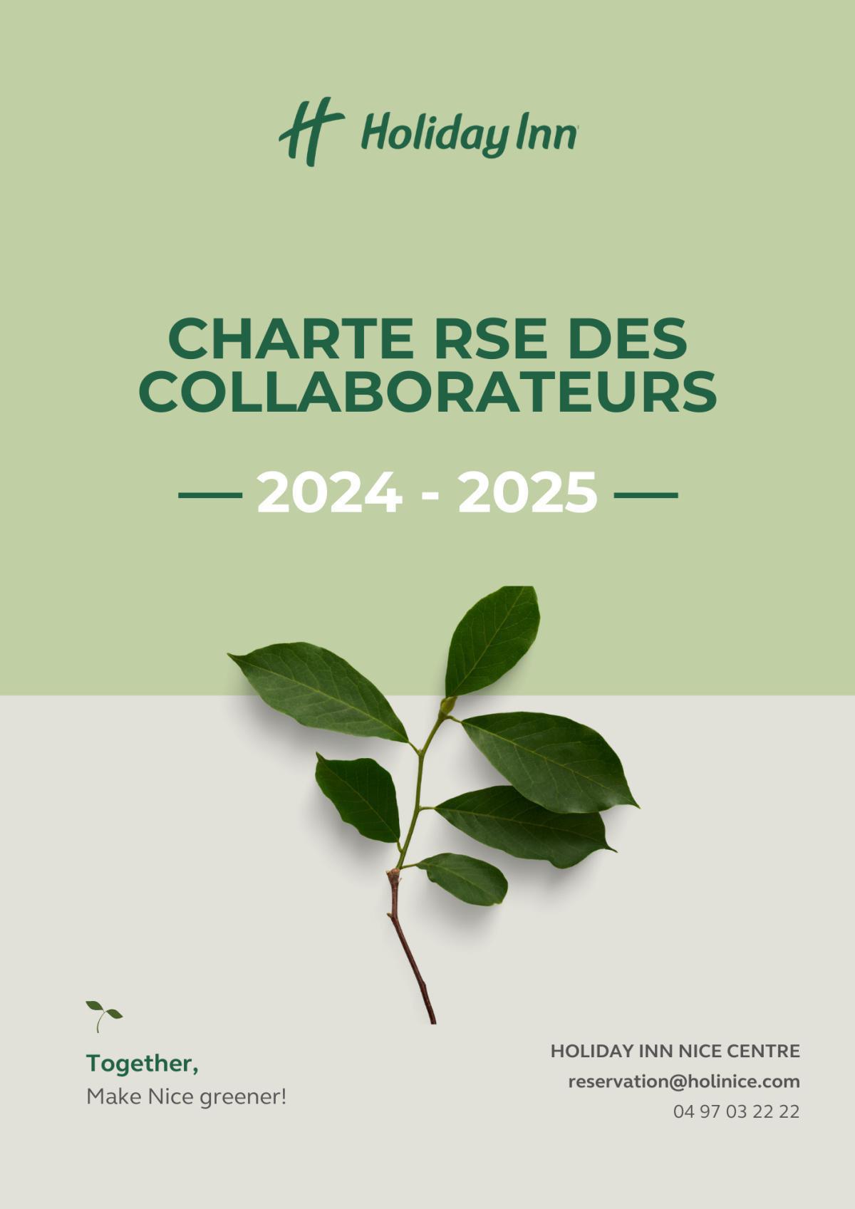 Notre charte RSE