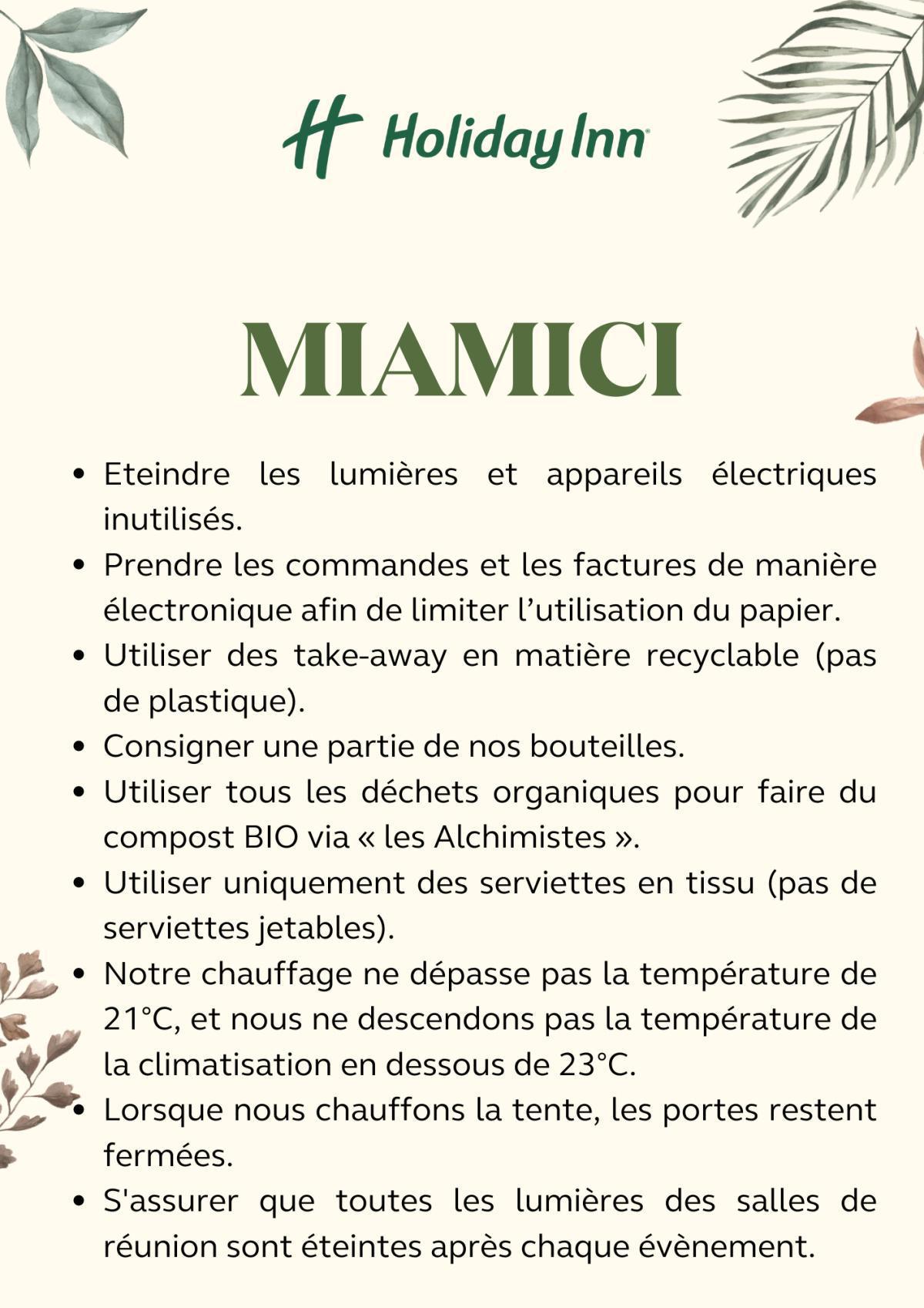 Nos éco gestes
