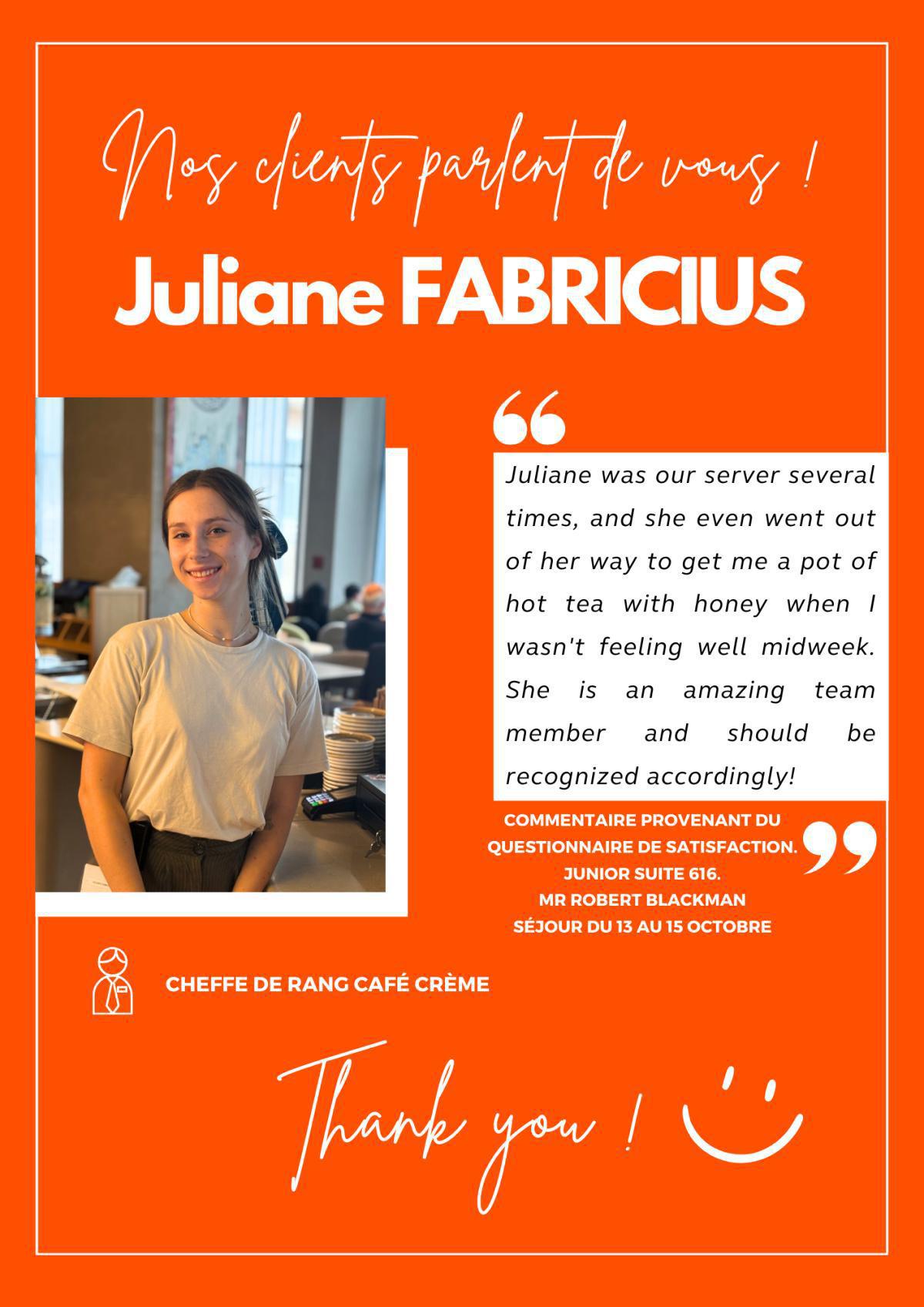 Nos clients parlent de vous !