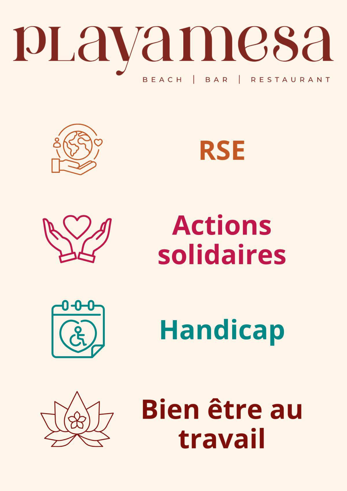 Nos engagements