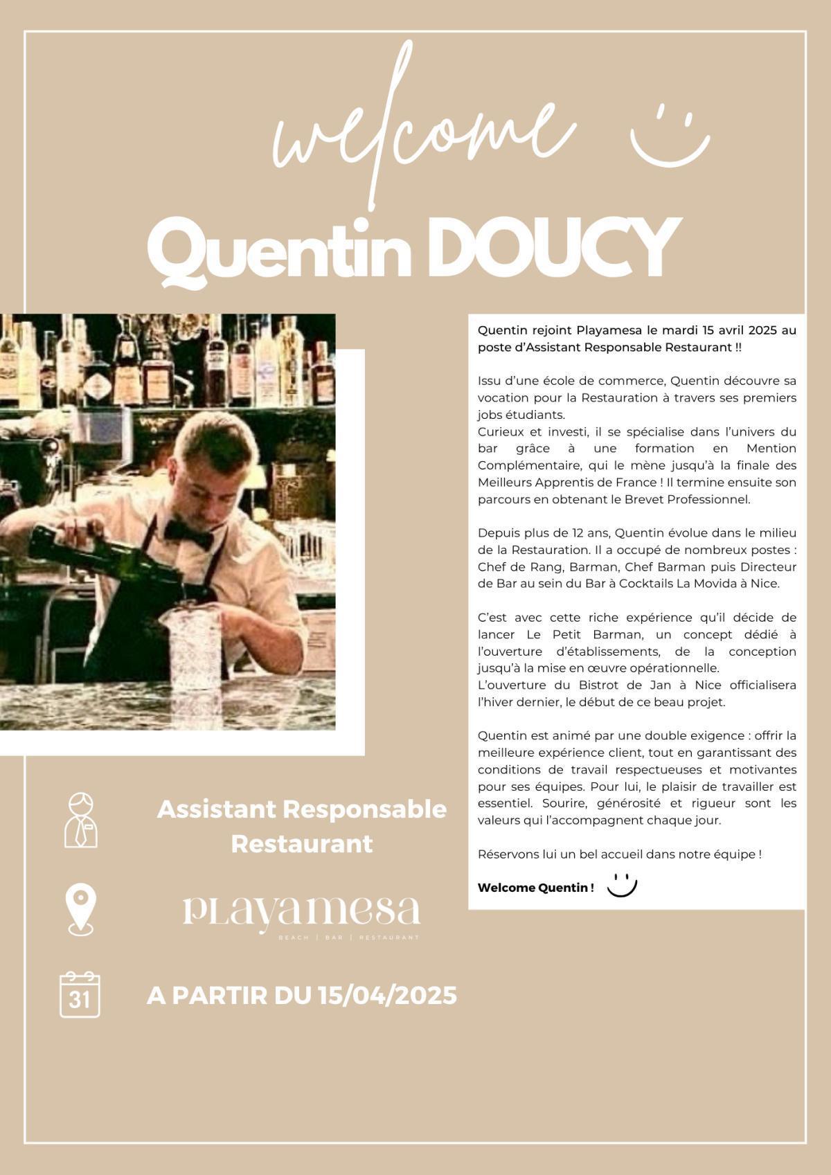 Nos nouveaux collaborateurs
