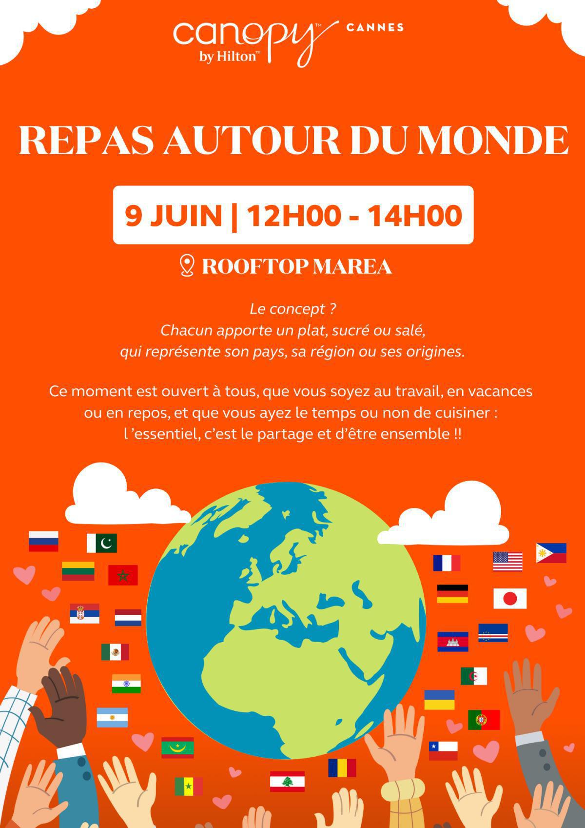 9 juin 2025 Repas autour du Monde