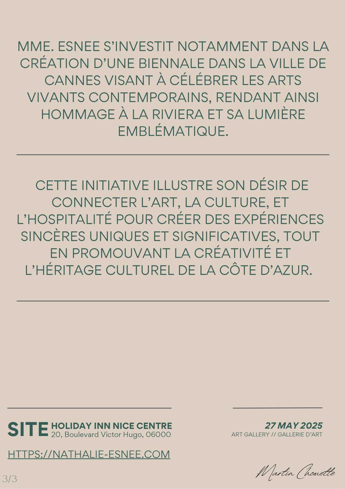 Mme Esnée