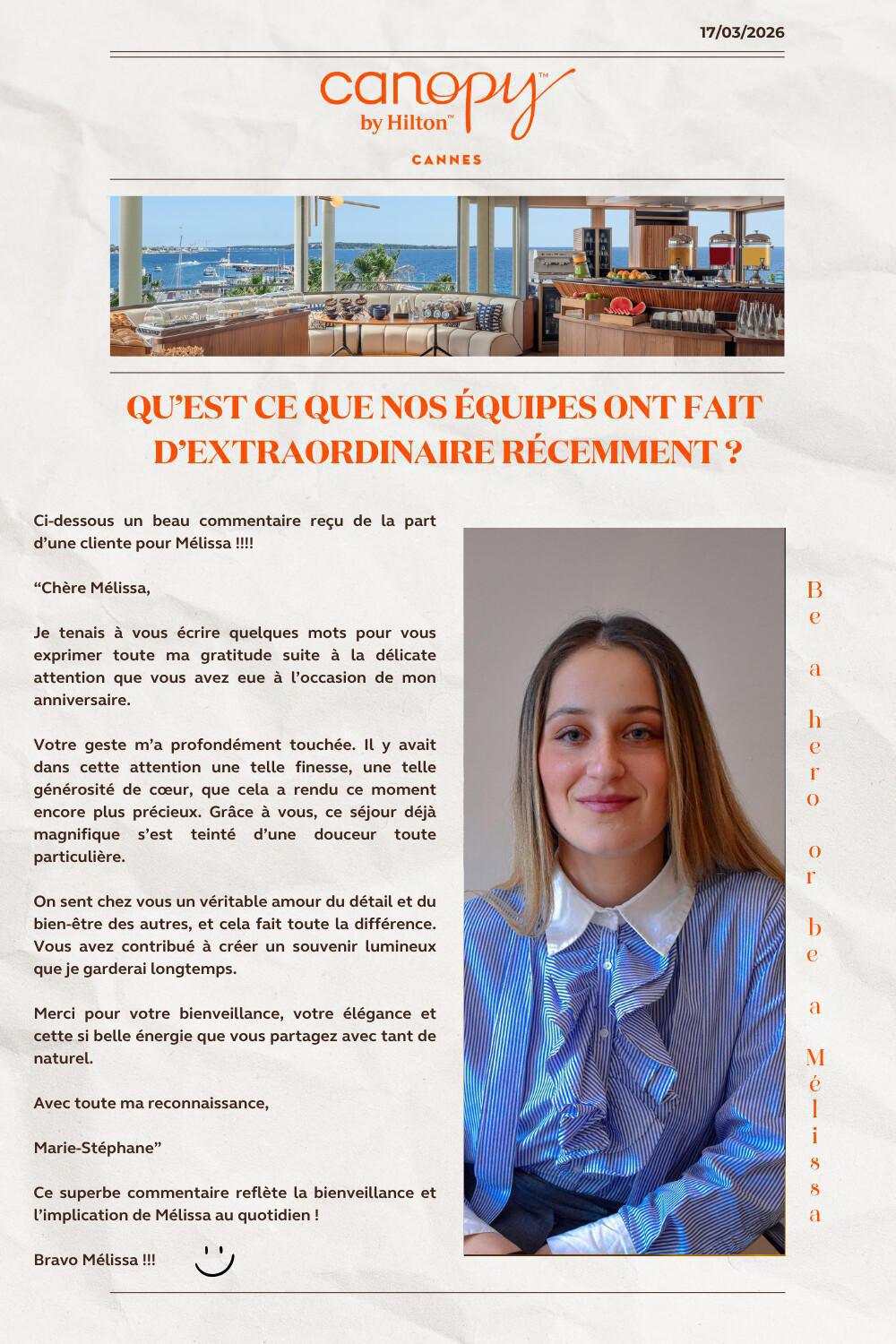 Vos actions extraordinaires !!!