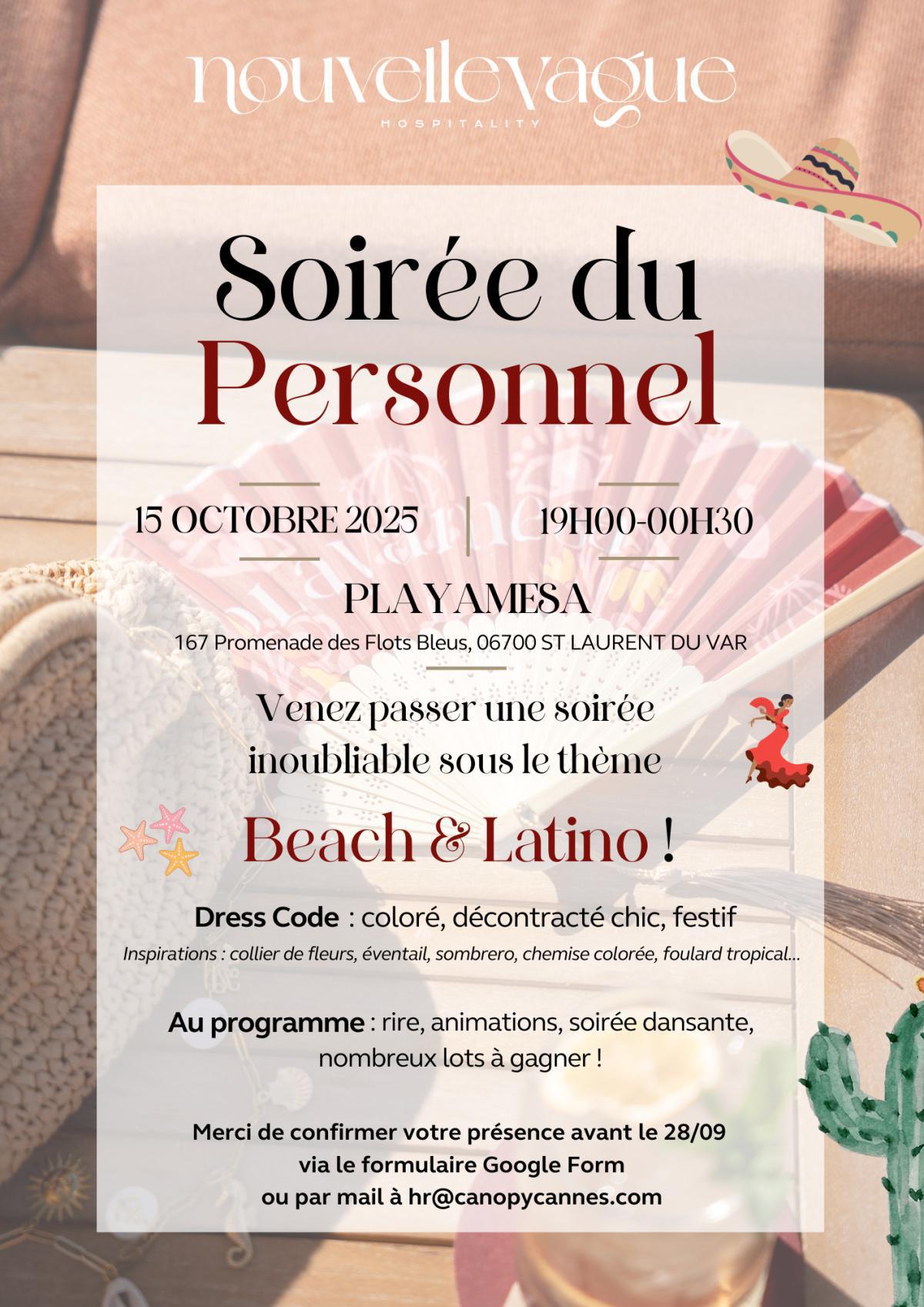 15/10/25 Soirée du Personnel