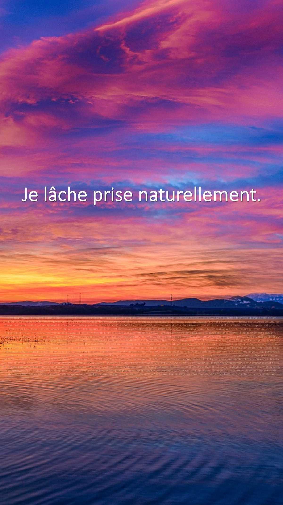 Lâcher-prise (écho-guidé)