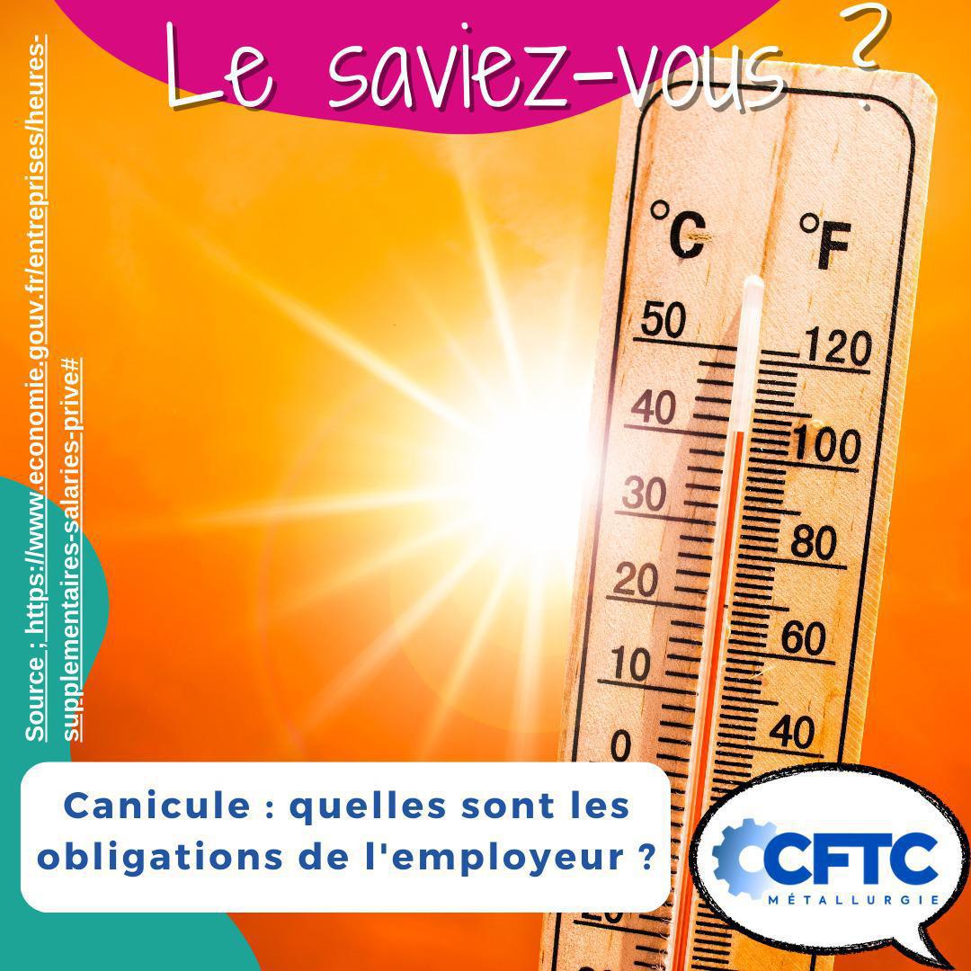 Canicule : quelles sont les obligations de l'employeur ? Canicule : quelles sont les obligations de l'employeur ?