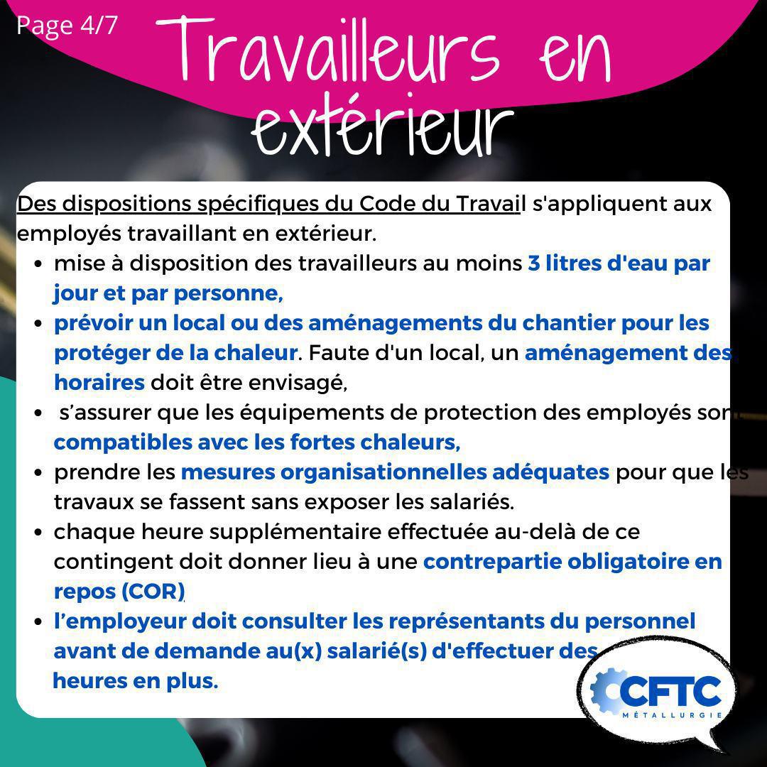 Canicule : quelles sont les obligations de l'employeur ? Canicule : quelles sont les obligations de l'employeur ?