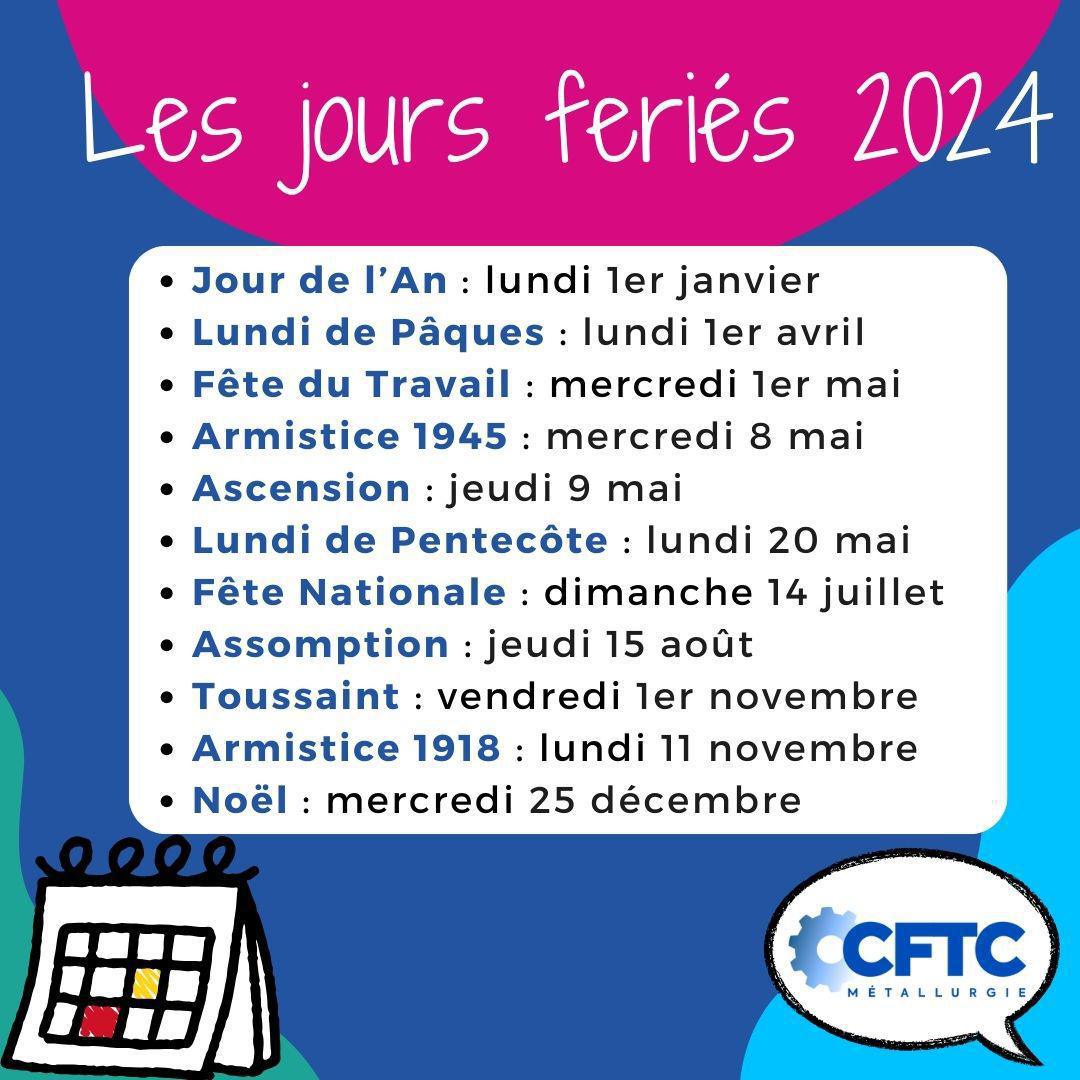 Le saviez-vous ? Jours feriés 2024 Le saviez-vous ? Jours feriés 2024