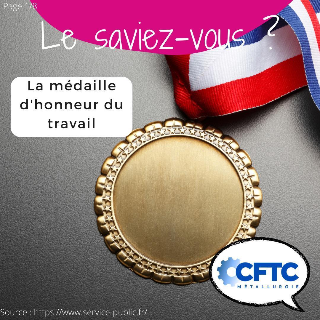 Le saviez-vous ? Médaille d'honneur du travail 🥇🥈🥉🏅 Le saviez-vous ? Médaille d'honneur du travail 🥇🥈🥉🏅