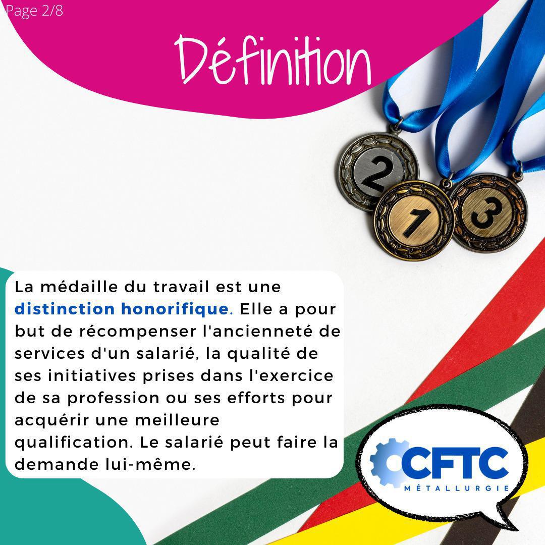 Le saviez-vous ? Médaille d'honneur du travail 🥇🥈🥉🏅