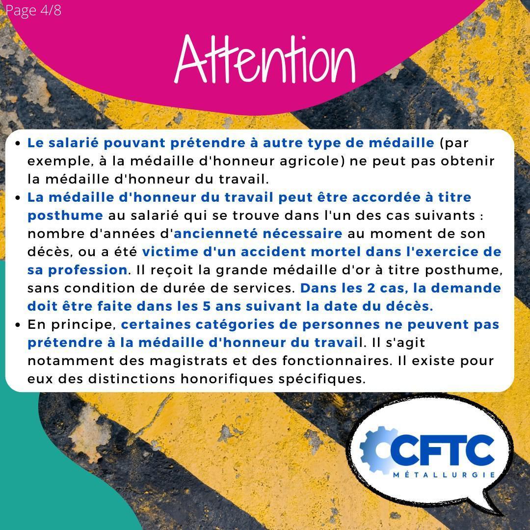 Le saviez-vous ? Médaille d'honneur du travail 🥇🥈🥉🏅 Le saviez-vous ? Médaille d'honneur du travail 🥇🥈🥉🏅