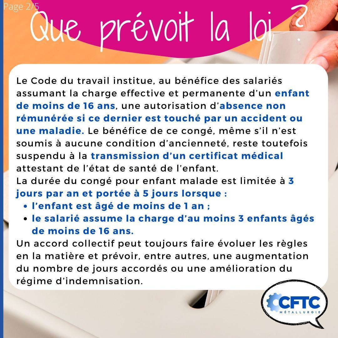 Le saviez-vous ? 👶 Congés enfant malade : nouvelles règles applicables Le saviez-vous ? 👶 Congés enfant malade : nouvelles règles applicables