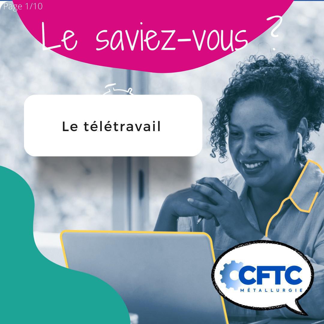 Le saviez-vous ? Le télétravail 💻🏠