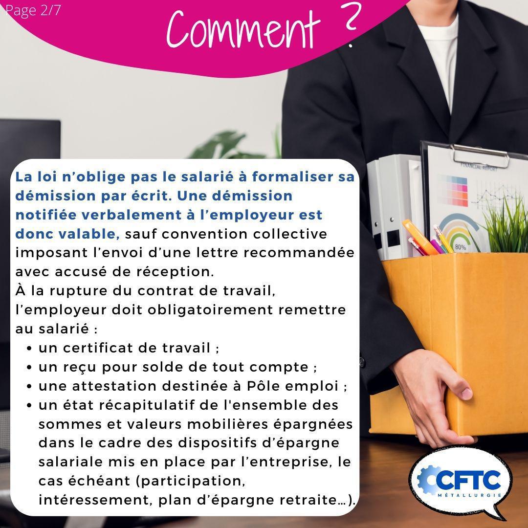 Le saviez-vous ? La démission  Le saviez-vous ? La démission