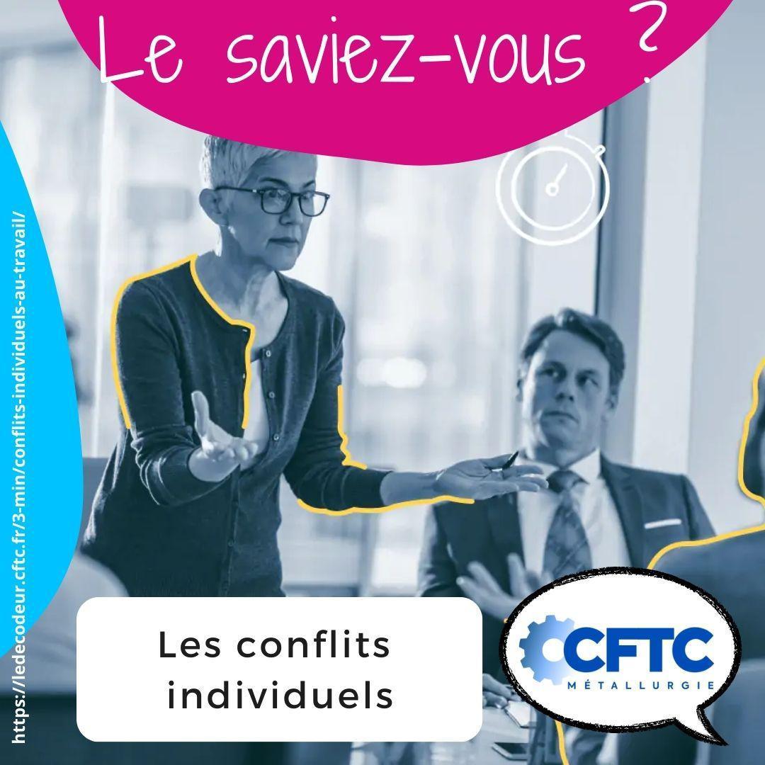 Le saviez-vous ? Les conflits individuels. Le saviez-vous ? Les conflits individuels.