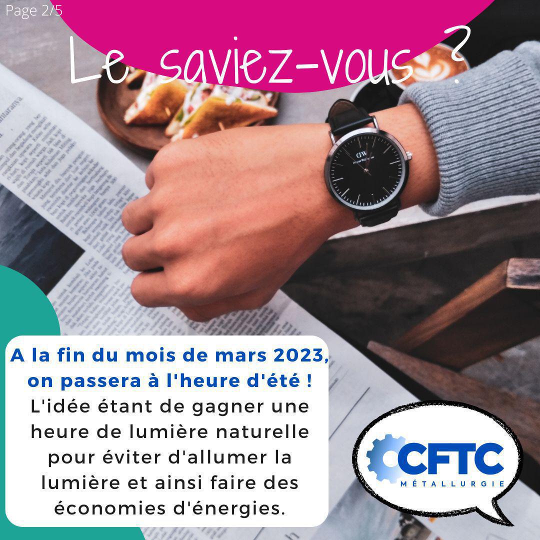 Le saviez-vous ? Passage à l'heure d'été ⏰ Le saviez-vous ? Passage à l'heure d'été ⏰