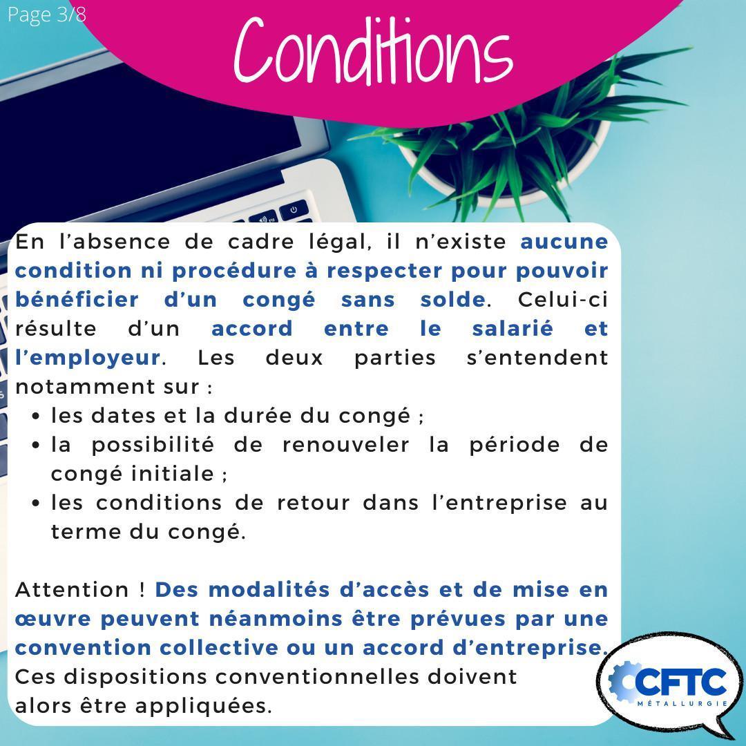 Le saviez-vous ? Le congé sans solde 🤓📅 Le saviez-vous ? Le congé sans solde 🤓📅