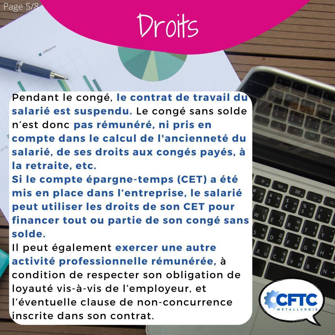 Le saviez-vous ? Le congé sans solde 🤓📅 Le saviez-vous ? Le congé sans solde 🤓📅