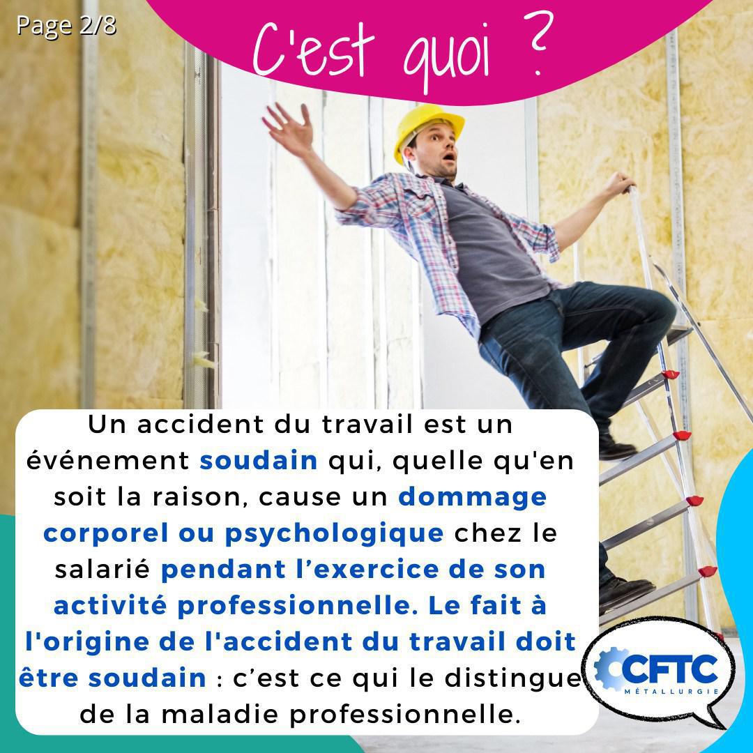 Le saviez-vous ? Accident du travail 🚑🤒 Le saviez-vous ? Accident du travail 🚑🤒