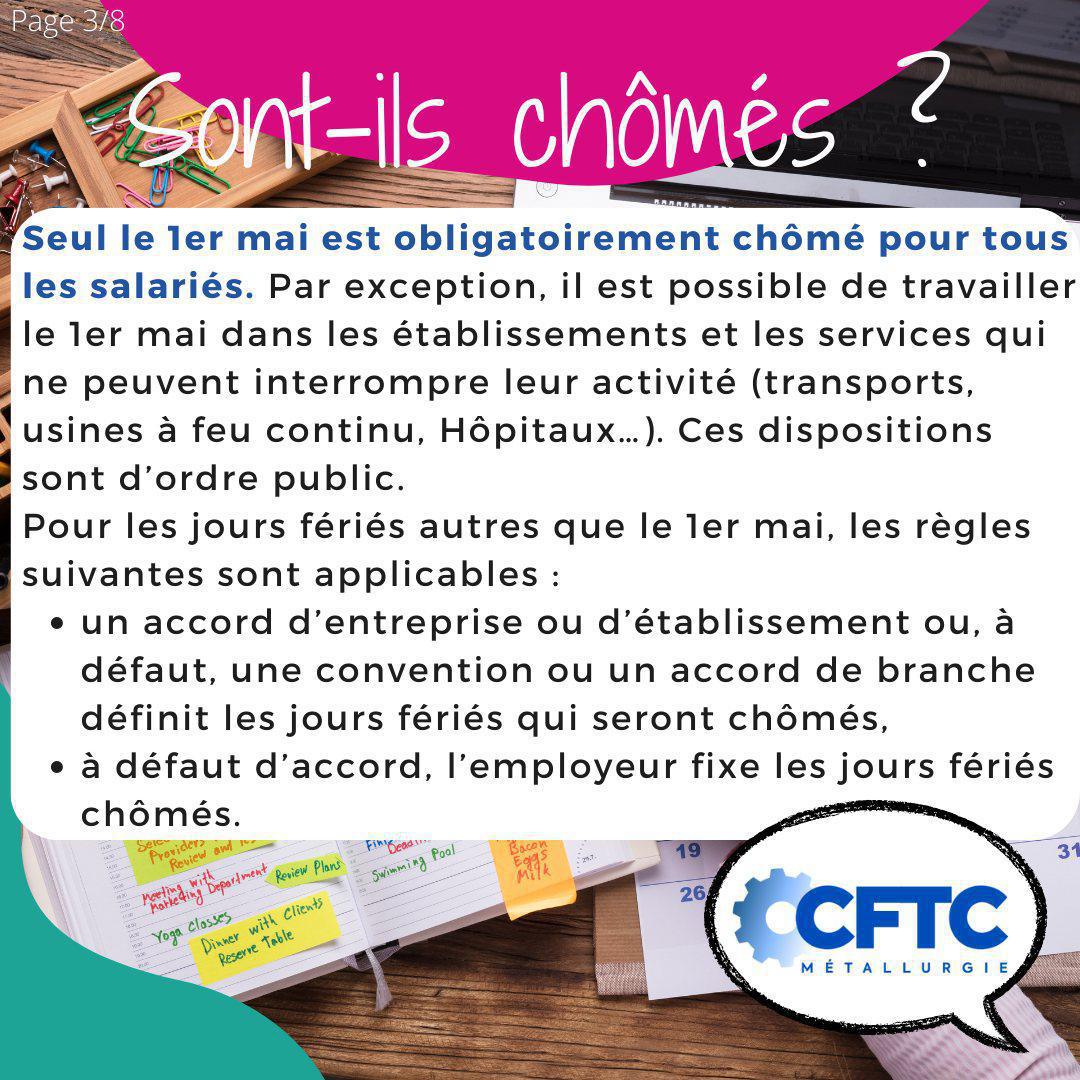 Le saviez-vous ? Les ponts et jours feriés Le saviez-vous ? Les ponts et jours feriés