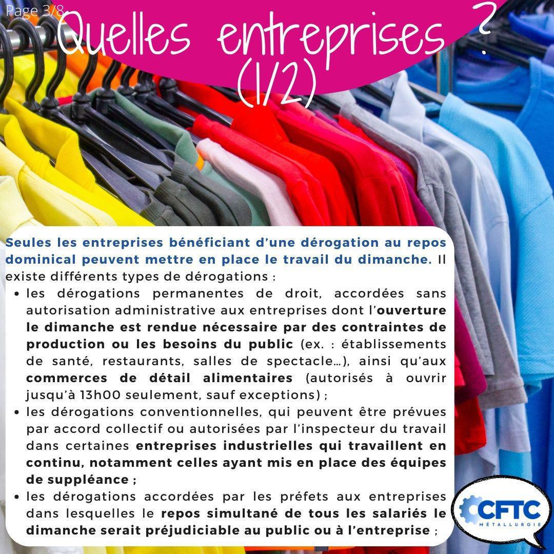 Le saviez-vous ? Le travail du dimanche. Le saviez-vous ? Le travail du dimanche.