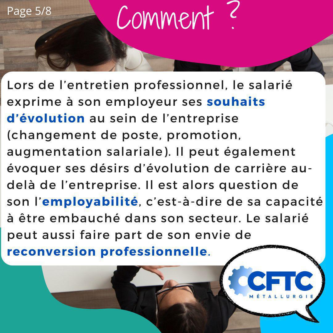 L'entretien professionnel L'entretien professionnel