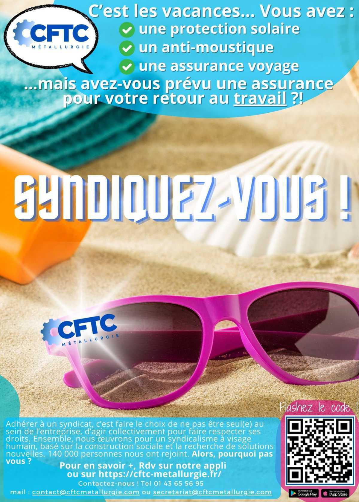 La CFTC, c'est votre assurance travail ! La CFTC, c'est votre assurance travail !