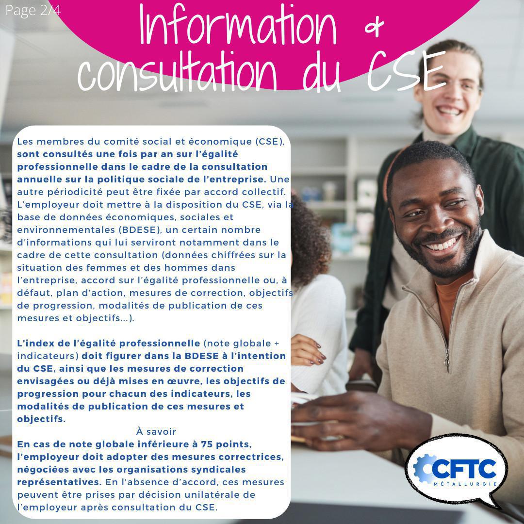 Égalité femmes – hommes : rôle du CSE  Égalité femmes – hommes : rôle du CSE