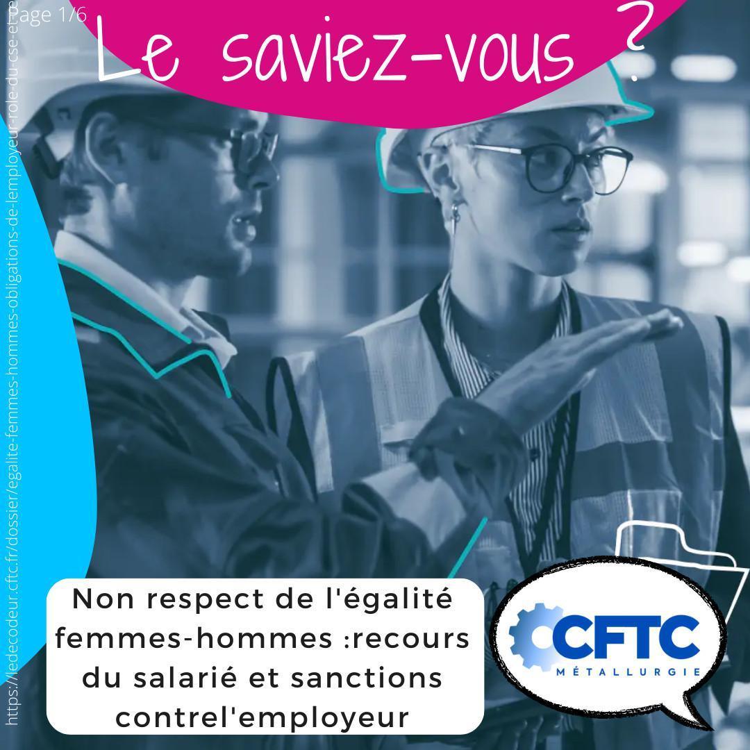 Égalité femmes – hommes : recours du salarié Égalité femmes – hommes : recours du salarié