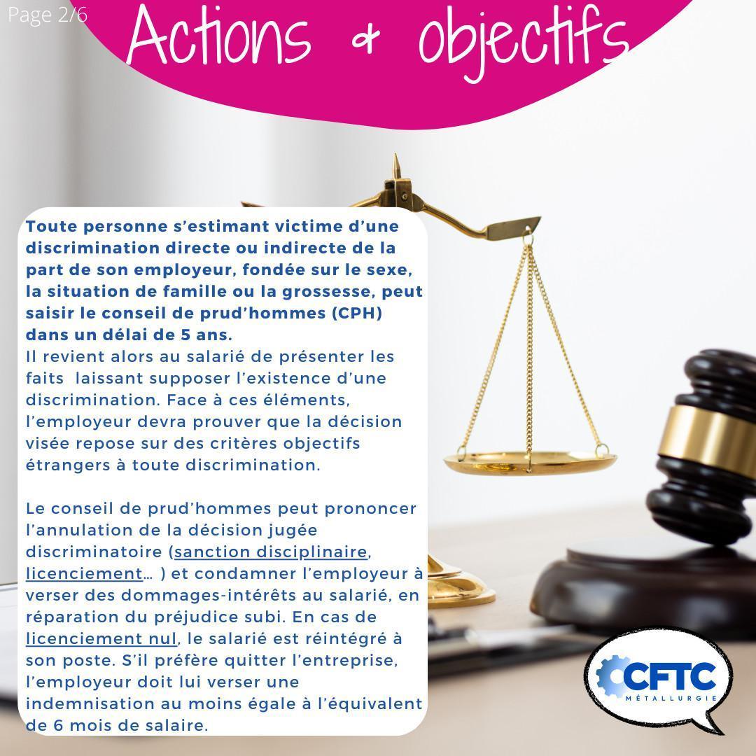 Égalité femmes – hommes : recours du salarié Égalité femmes – hommes : recours du salarié